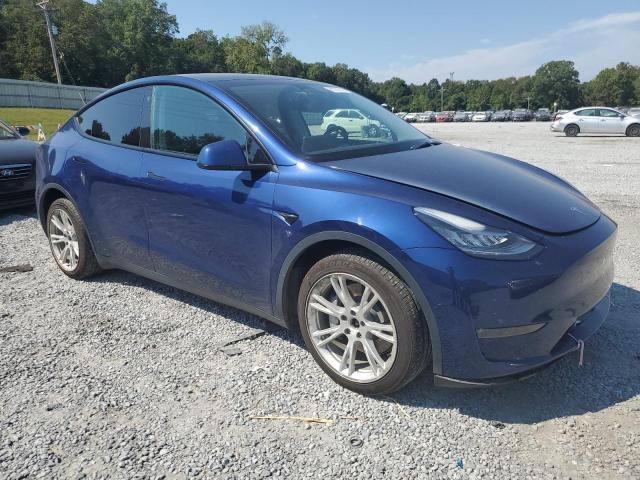 5YJYGDEEXMF117943 - 2021 TESLA MODEL Y 蓝色 照片 4