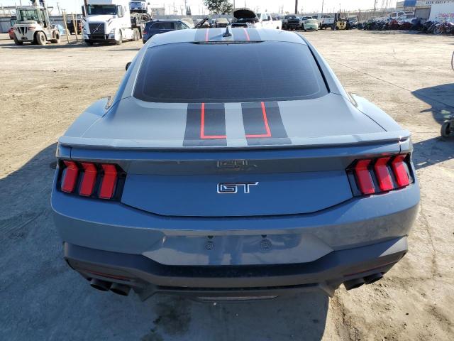 1FA6P8CF8R5417697 - 2024 FORD MUSTANG GT BLUE photo 6