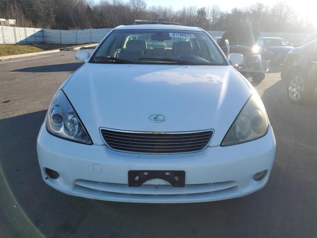 JTHBA30G455121479 - 2005 LEXUS ES 330 WHITE photo 5