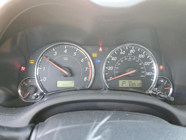 2T1BU4EE6CC865669 - 2012 TOYOTA COROLLA BASE ვერცხლისფერი ფოტო 9