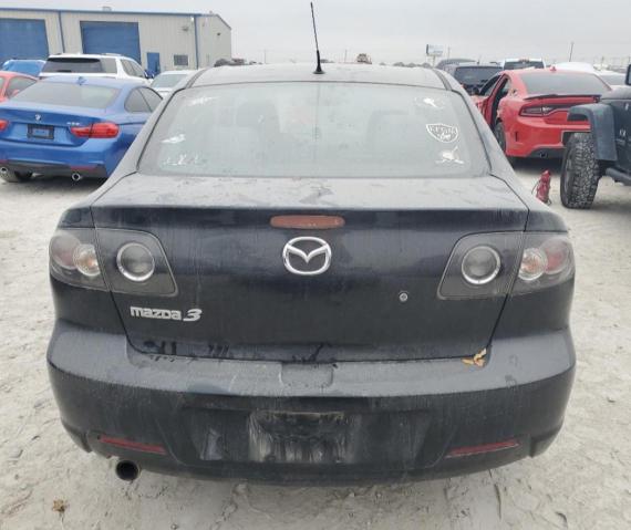 JM1BK123371677306 - 2007 MAZDA 3 S BLACK photo 6