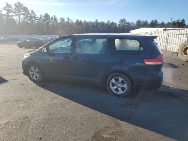 5TDZK3DC0BS037606 - 2011 TOYOTA SIENNA BLUE photo 2