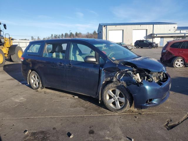 5TDZK3DC0BS037606 - 2011 TOYOTA SIENNA BLUE photo 4