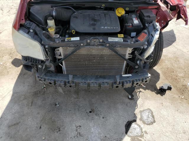 2C4RC1BG7ER280396 - 2014 CHRYSLER TOWN & COU TOURING RED photo 12