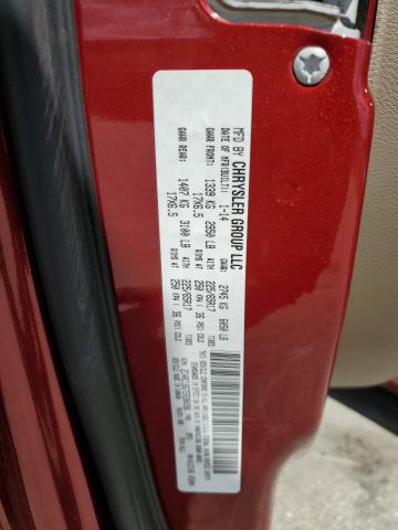 2C4RC1BG7ER280396 - 2014 CHRYSLER TOWN & COU TOURING RED photo 14