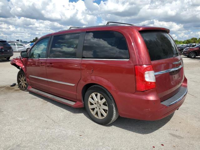 2C4RC1BG7ER280396 - 2014 CHRYSLER TOWN & COU TOURING RED photo 2