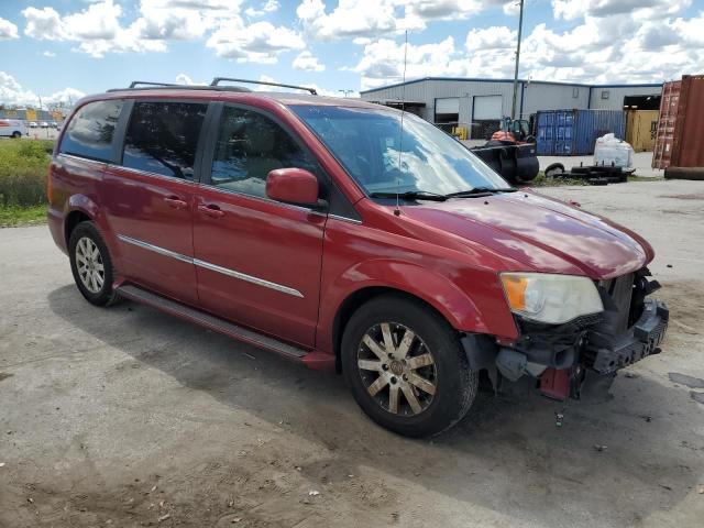 2C4RC1BG7ER280396 - 2014 CHRYSLER TOWN & COU TOURING RED photo 4