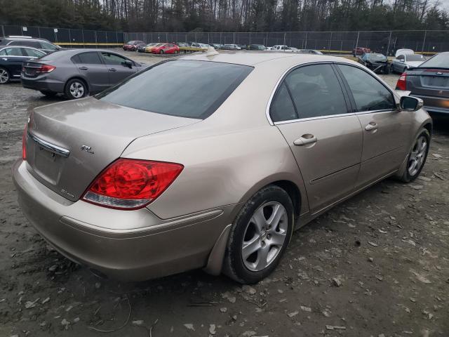 JH4KB16545C001541 - 2005 ACURA RL TAN photo 3