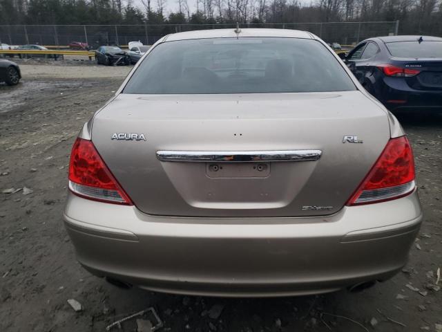 JH4KB16545C001541 - 2005 ACURA RL TAN photo 6