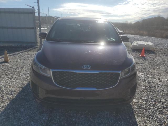 KNDMB5C14F6040195 - 2015 KIA SEDONA LX BURGUNDY photo 5