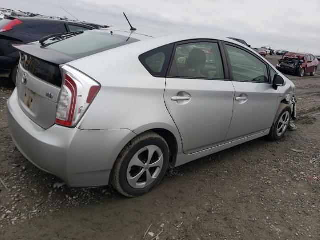 JTDKN3DU0D1696741 - 2013 TOYOTA PRIUS SILVER photo 3