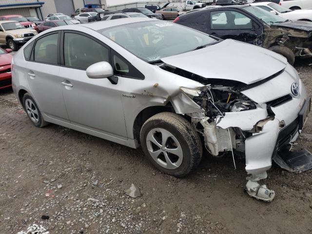 JTDKN3DU0D1696741 - 2013 TOYOTA PRIUS SILVER photo 4