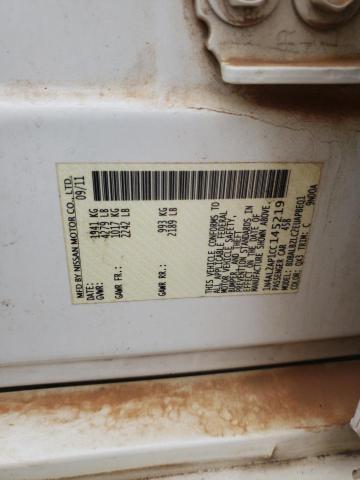 1N4AL2AP1CC145219 - 2012 NISSAN ALTIMA BASE 白色 照片 12