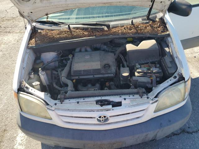 4T3ZF13C62U501619 - 2002 TOYOTA SIENNA LE WHITE photo 12