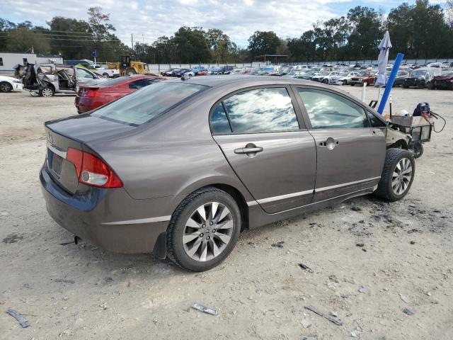 19XFA16929E019298 - 2009 HONDA CIVIC EXL BROWN photo 3