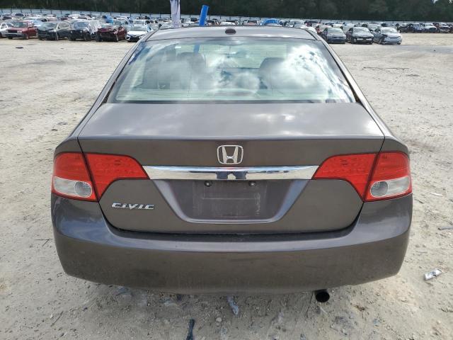 19XFA16929E019298 - 2009 HONDA CIVIC EXL BROWN photo 6