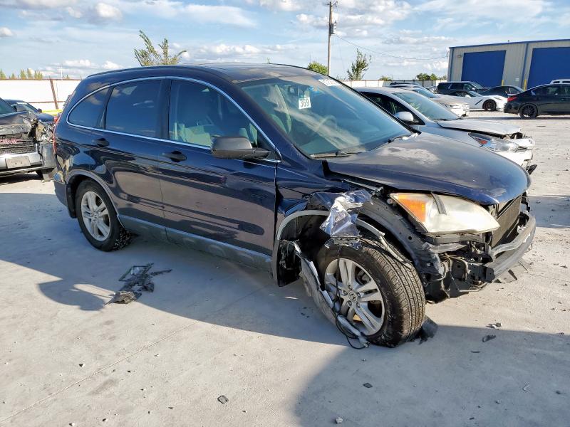 JHLRE4H56BC030415 - 2011 HONDA CR-V EX 蓝色 照片 4