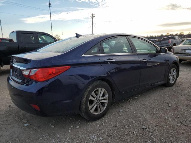 5NPEB4AC8EH915902 - 2014 HYUNDAI SONATA GLS BLUE photo 3