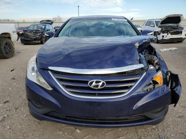 5NPEB4AC8EH915902 - 2014 HYUNDAI SONATA GLS BLUE photo 5