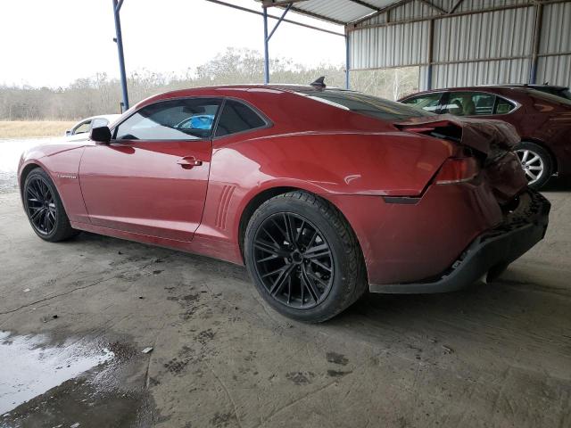 2G1FE1E32E9175604 - 2014 CHEVROLET CAMARO LS RED photo 2