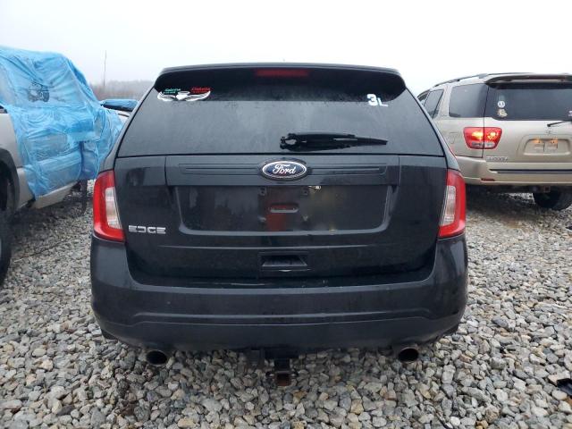 2FMDK3GC1DBB52351 - 2013 FORD EDGE SE BLACK photo 6