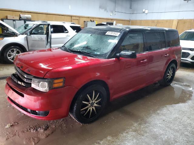 2FMGK5DCXBBD17632 - 2011 FORD FLEX LIMITED RED photo 1