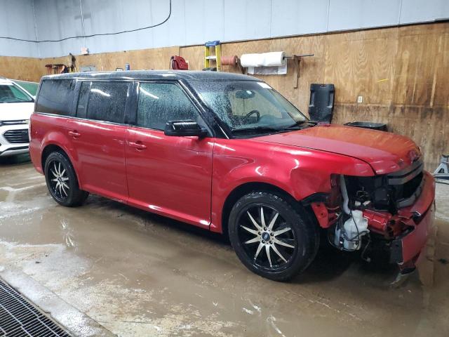 2FMGK5DCXBBD17632 - 2011 FORD FLEX LIMITED RED photo 4