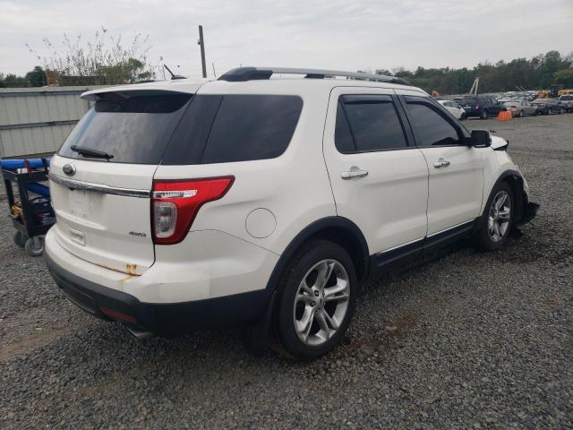 1FMHK8F85CGA51722 - 2012 FORD EXPLORER LIMITED Weiß Foto 3