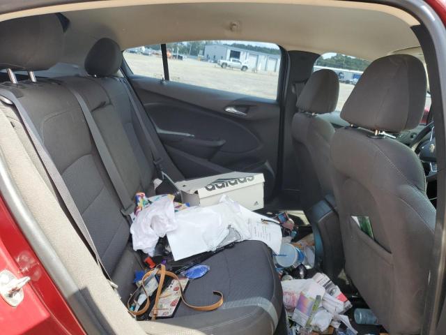 3G1BE6SM2JS655065 - 2018 CHEVROLET CRUZE LT წითელი ფოტო 10