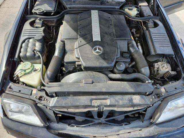 WDBFA68F9YF189077 - 2000 MERCEDES-BENZ SL 500 შავი ფოტო 11