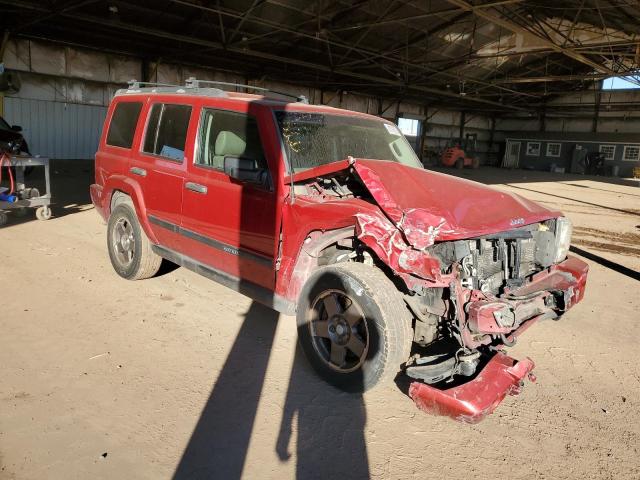 1J8HG48NX6C202818 - 2006 JEEP COMMANDER RED photo 4