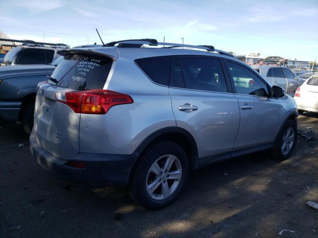 2T3RFREV7DW052757 - 2013 TOYOTA RAV4 XLE SILVER photo 3