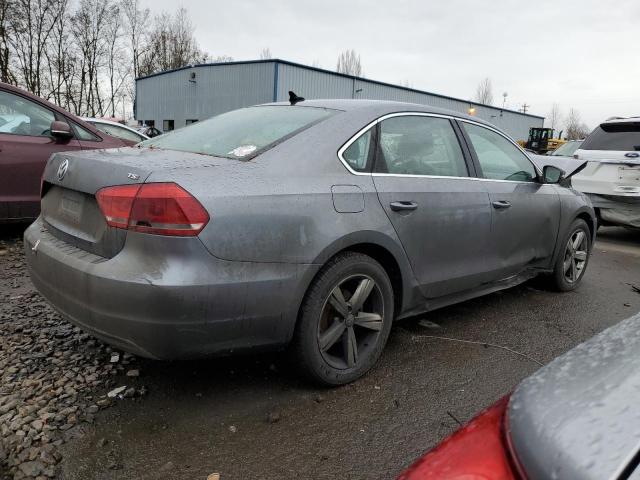 1VWAT7A38EC034896 - 2014 VOLKSWAGEN PASSAT S GRAY photo 3