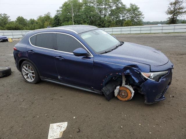 ZASPAKBNXK7C39928 - 2019 ALFA ROMEO STELVIO TI Көк фото 4