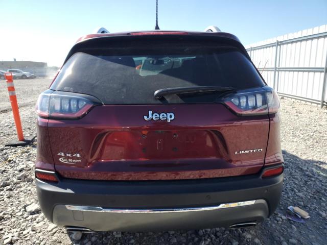 1C4PJMDX4KD386234 - 2019 JEEP CHEROKEE LIMITED Rot Foto 6
