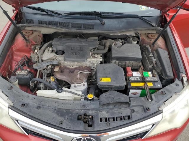 4T1BF1FK7CU515091 - 2012 TOYOTA CAMRY BASE Червоний фото 11