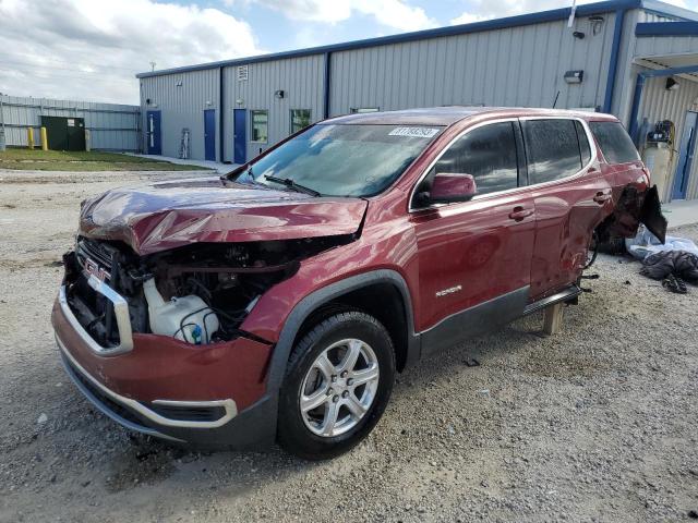 1GKKNKLA4JZ210886 - 2018 GMC ACADIA SLE RED photo 1