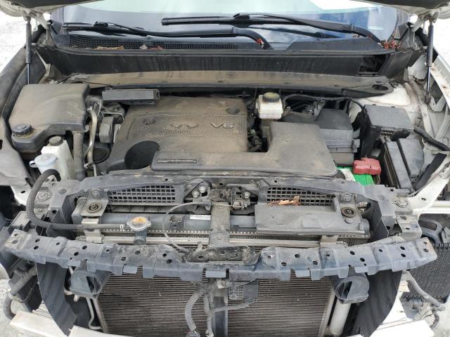 5N1AL0MN3EC510457 - 2014 INFINITI QX60 WHITE photo 12