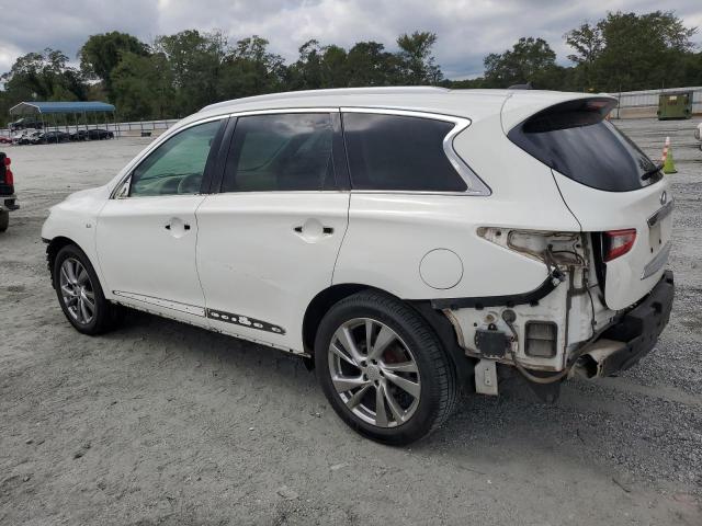 5N1AL0MN3EC510457 - 2014 INFINITI QX60 WHITE photo 2