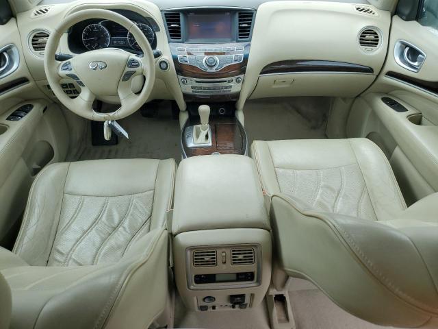 5N1AL0MN3EC510457 - 2014 INFINITI QX60 WHITE photo 8