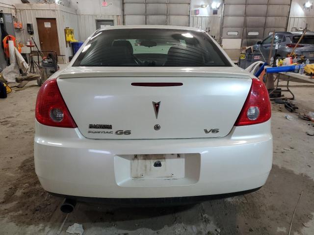 1G2ZG57N694189202 - 2009 PONTIAC G6 WHITE photo 6