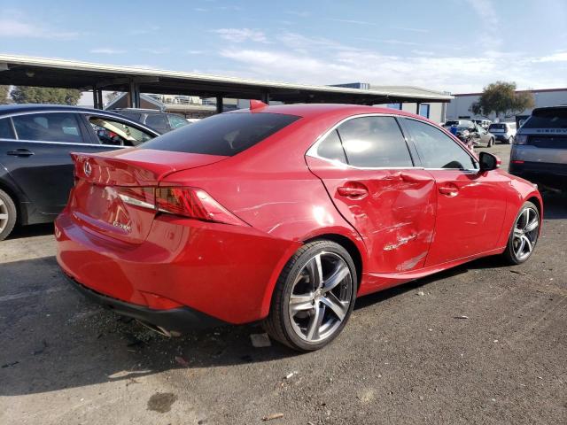 JTHBA1D20H5041555 - 2017 LEXUS IS 200T RED photo 3