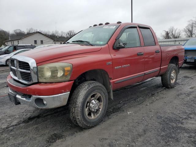 3D7KS28D66G120160 - 2006 DODGE RAM 2500 ST RED photo 1