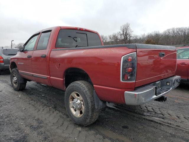 3D7KS28D66G120160 - 2006 DODGE RAM 2500 ST RED photo 2