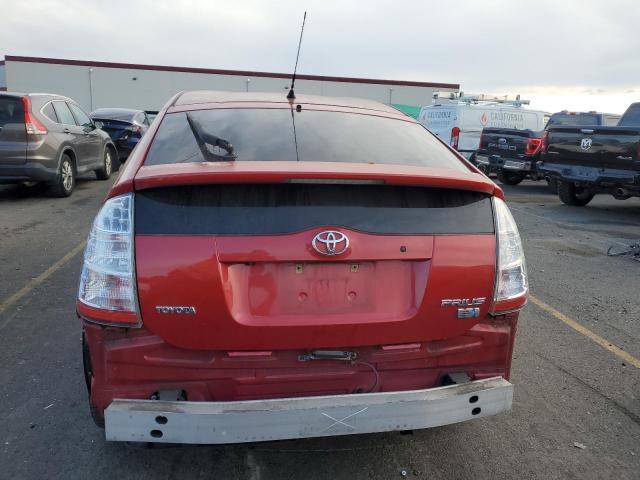 JTDKB20U073242944 - 2007 TOYOTA PRIUS RED photo 6