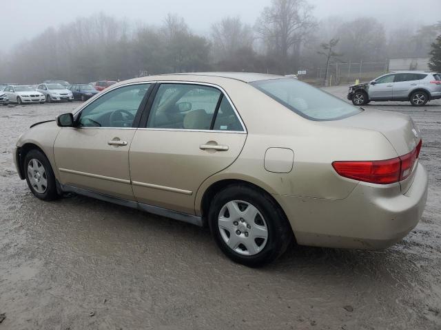 1HGCM56495A079857 - 2005 HONDA ACCORD LX TAN photo 2