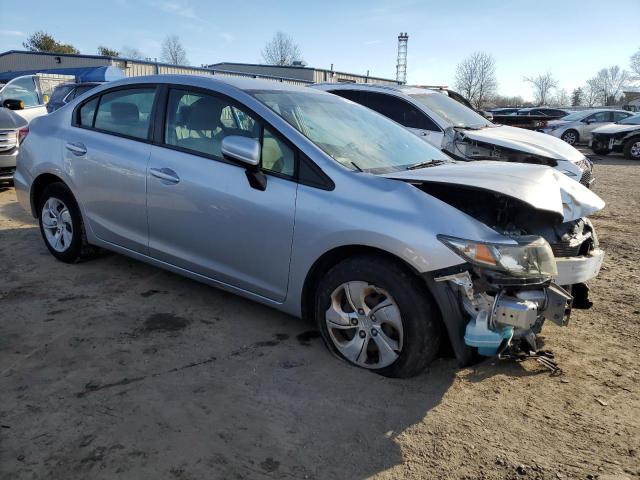 19XFB2F53EE203658 - 2014 HONDA CIVIC LX SILVER photo 4