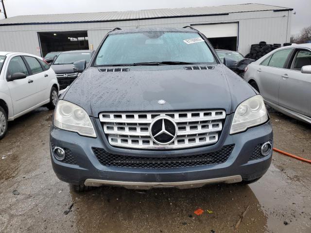 4JGBB8GB4BA739826 - 2011 MERCEDES-BENZ ML 350 4MATIC GRAY photo 5