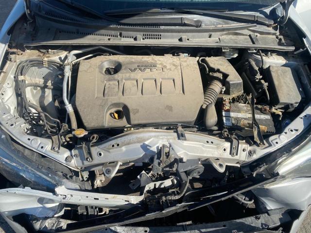 2T1BURHE3HC767263 - 2017 TOYOTA COROLLA L SILVER photo 11