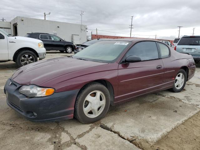 2G1WX15K039127095 - 2003 CHEVROLET MONTE CARL SS MAROON photo 1